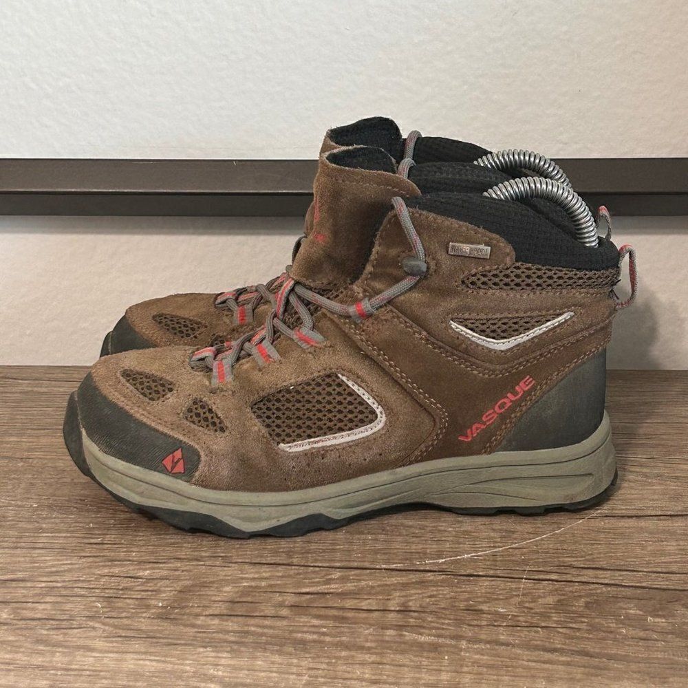 Vasque Breeze III Ultradry Youth Hiking Shoes Size 3 Brown